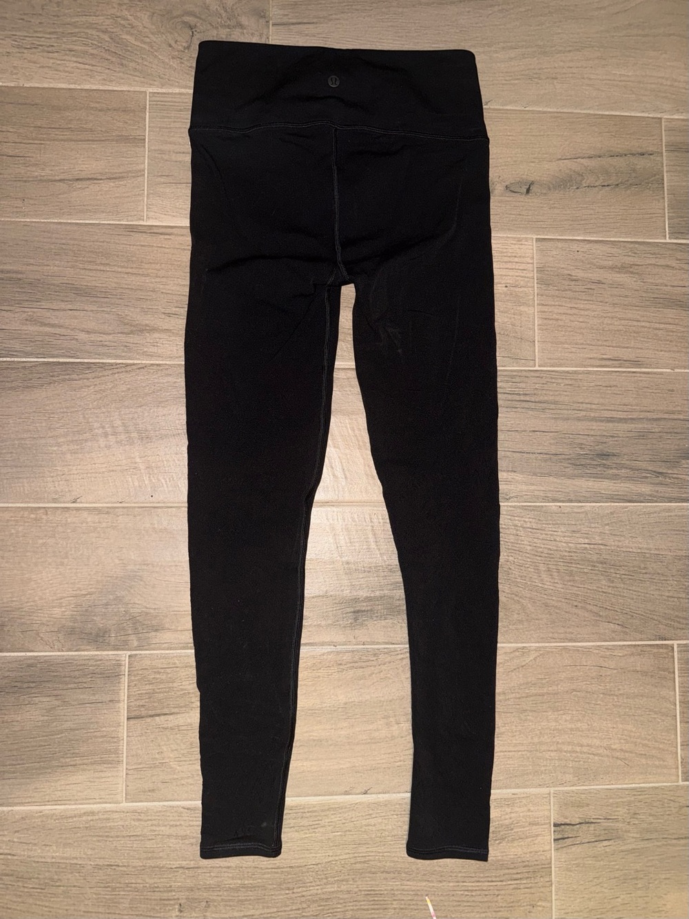 Lululemon Black Lace-Detail High Waist Leggings Size 8 - Picture 3 of 6